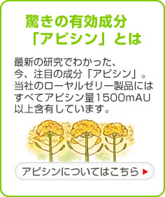驚きの有効成分「アピシン」とは